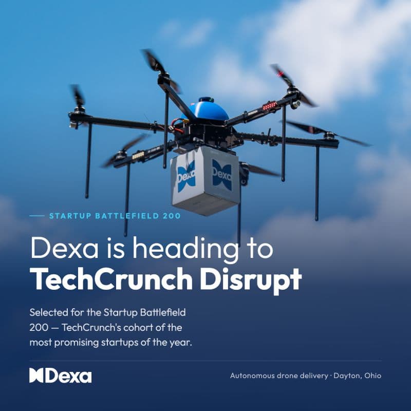 Dexa selected for TechCrunch Disrupt 200