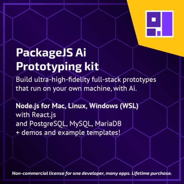 PackageJS.AI Prototyping Kit
