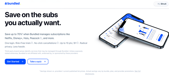Bundled Subscription Marketplace
